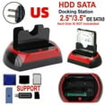 thumbnail image 2 of Motor Genic USB 2.0 to IDE/SATA External Hard Drive Docking Station 2 Bay 2.5" 3.5" HDD US, 2 of 13
