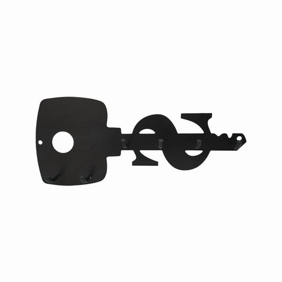 Creative Wall-Mounted Music Note Key Holder Rack for Home Organization