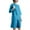 Blue, variant on Giftesty Two Piece Outfits Women,Women's Casual Solid Color Cotton Linen Wide Leg Pants Two Piece Suit