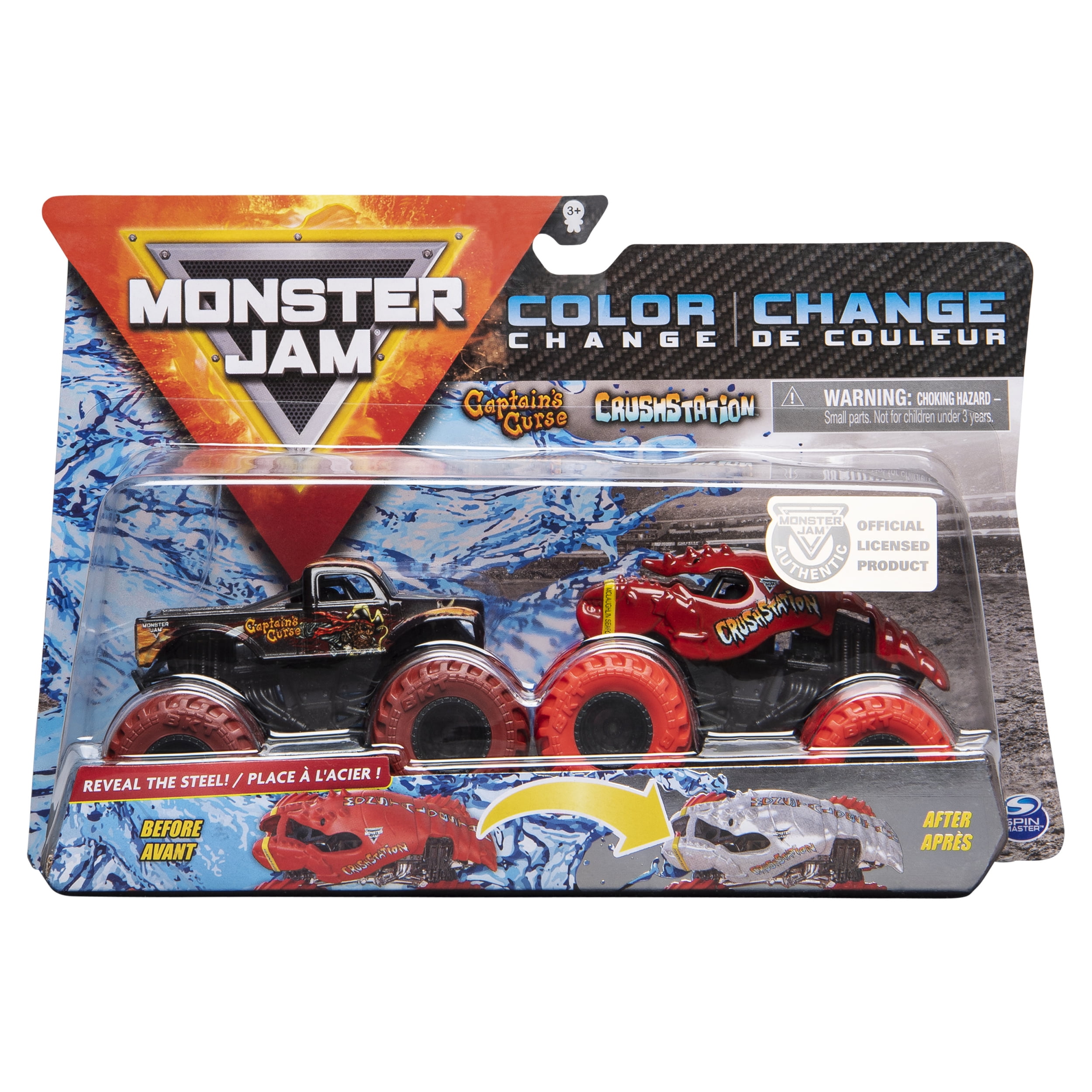captain's curse monster truck toy