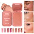 thumbnail image 4 of USHAS 8 Color Matte Blush Easy Coloring Embossed Blusher Palette Correct Facial Contours Blush Powder Makeup, 4 of 5