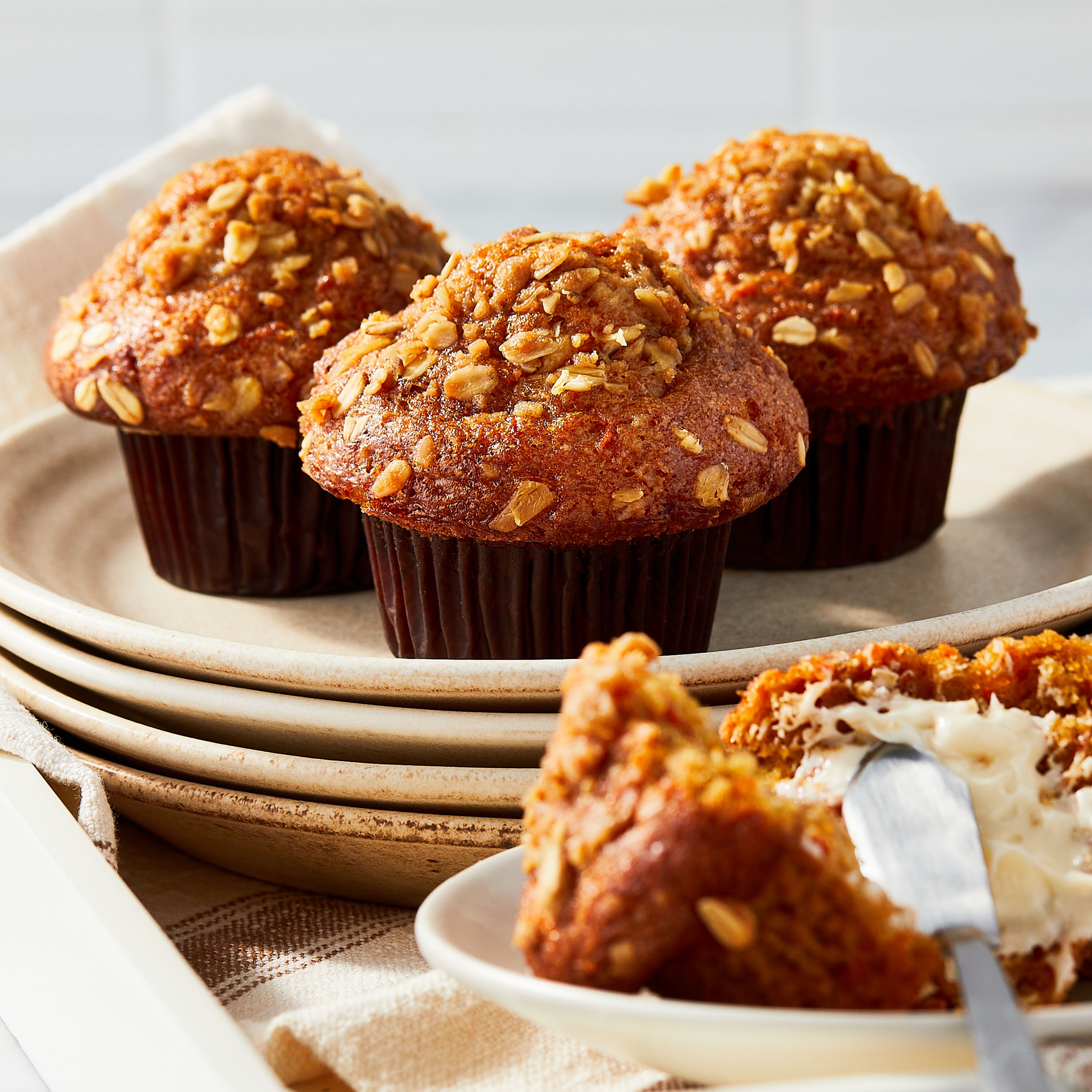 Marketside Carrot Oat Streusel Baked Muffins, 14 oz, 4 Count