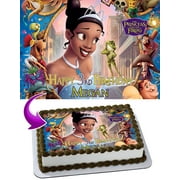 Princess and The Frog Birthday Cake Topper, by Inkuten