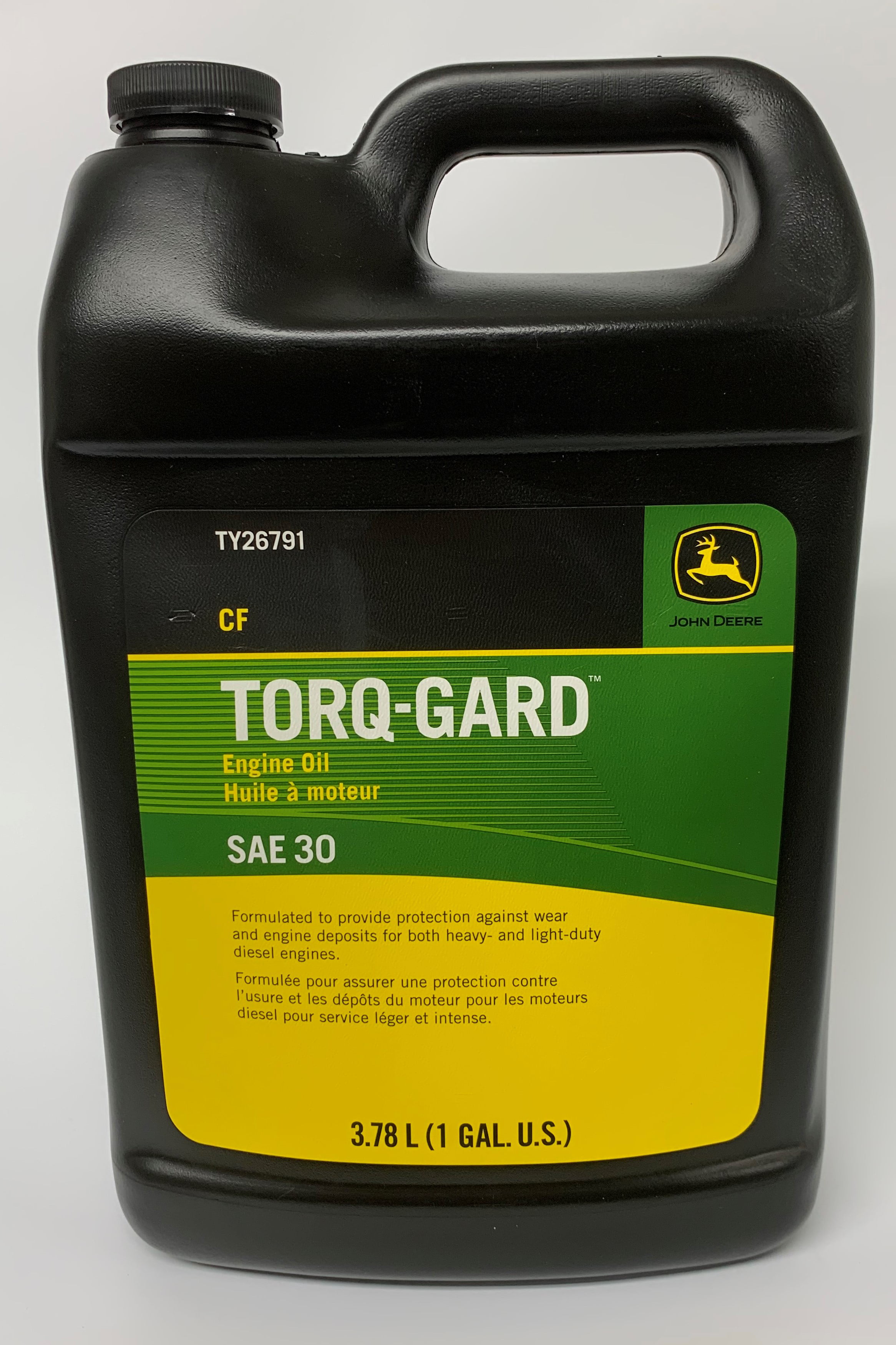 John Deere Sae 30 Torq Gard Engine Oil Ty26791 1 Gallon
