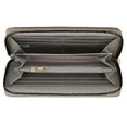 thumbnail image 3 of Daisy Fuentes Debossed Monogram Single Zip Long Wallet for Women, 3 of 6