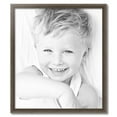 thumbnail image 2 of ArtToFrames 28" x 32" Muted Silver Picture Frame, 28x32 inch Silver Wood Poster Frame (WOM-4626),  Pack, 2 of 8