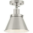 thumbnail image 2 of P350199-104-Progress Lighting-Hinton - 1 Light Flush Mount-Polished Nickel Finish, 2 of 2