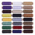 thumbnail image 3 of Bobina de Surtido de de Coser, 24 Colores, 55 Yardas Cada , Kit de Costura de Hilo Encerado, Hilo Encerado Multiusos para Coser a Mano Baoblaze coser hilo de cera plano, 3 of 5