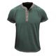 thumbnail image 2 of pstuiky camisetas para hombre, Camiseta de manga corta con cuello redondo y botones para hombre camisas casuales para hombre xl, 2 of 7