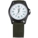 thumbnail image 4 of Reloj de pulsera de cuarzo para hombre, de nailon tejido, deportivo, de moda, con calendario (verde militar)., 4 of 7