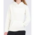 thumbnail image 3 of 3 Pack: Girls' Soft Brushed Fleece Pullover Hoodie Sweatshirt With Kangaroo Pocket (Ages 7-16), 3 of 5