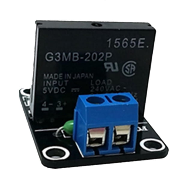 DC 12V CH G3MB-202P Módulo de de Disparador de bajo nivel con fusible resistivo Baoblaze Módulo de relé de estado sólido