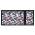 thumbnail image 4 of FUIALDOLG American Flag Eagle Print Slim Trifold Card Wallet, Polyester Children's Wallet Dustproof Kids Trifold Wallet for Outdoor Sports Daily Use, 4 of 7