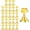 Gold 24PK, variant on Quivanta 36 Pieces Table Card Holder Place Card Holders 1.7 inches Gold Steel Card Holders for Photos, Food Signs, Memo Notes, Weddings, Restaurants, Birthdays(Silver 36PK)
