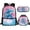 Dolphin Pink, variant on Jeiento Otter Backpack with Lunch Box Set for Girls Preschool School Bags Bookbag and Lunch Bag Pencil Case 3 In 1 Elementary Middle School Bag Packs Kids Boys Cute Schoolbags Blue