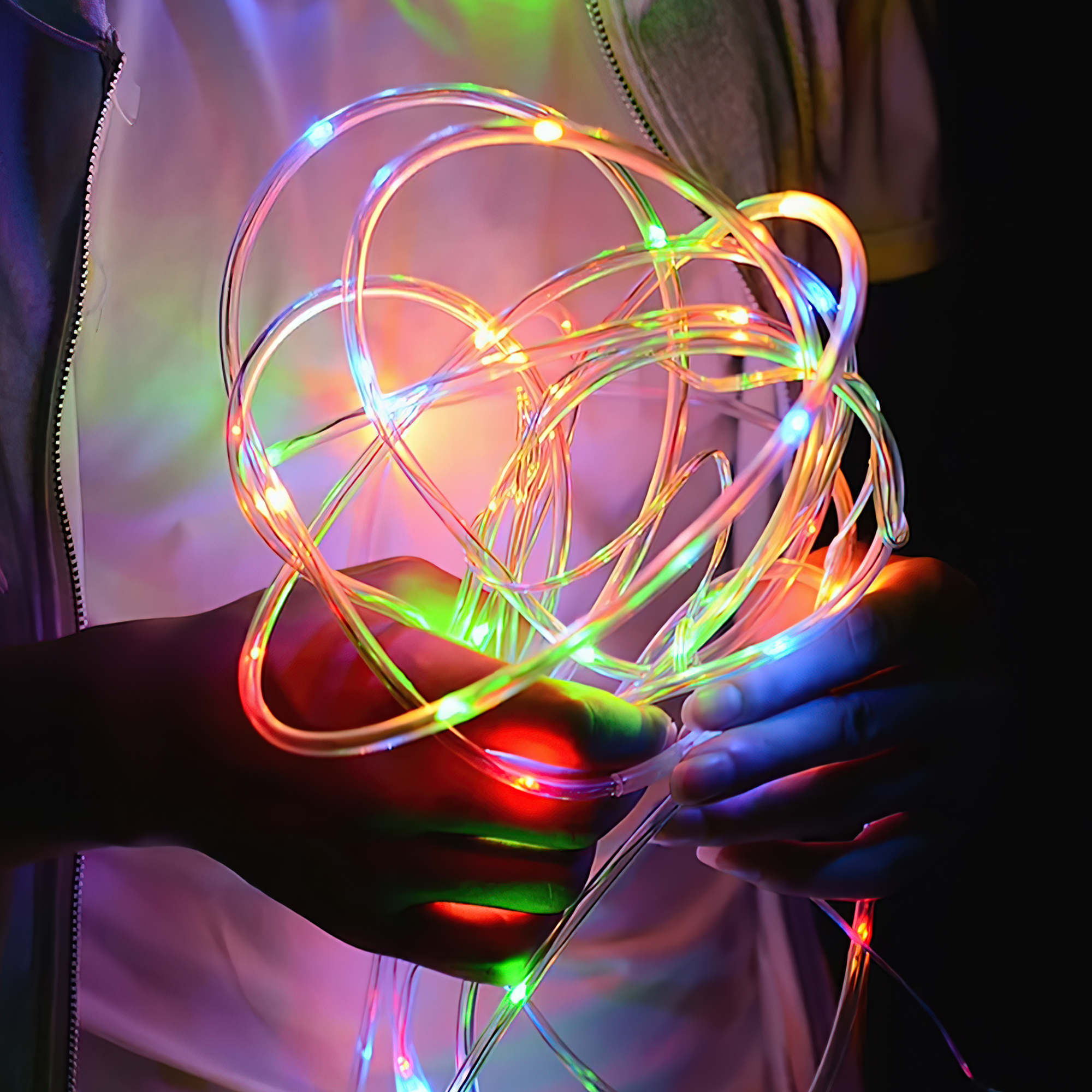 DAYBETTER 33-Foot Solar Outdoor Rope Lights with 100 LEDs photo 3