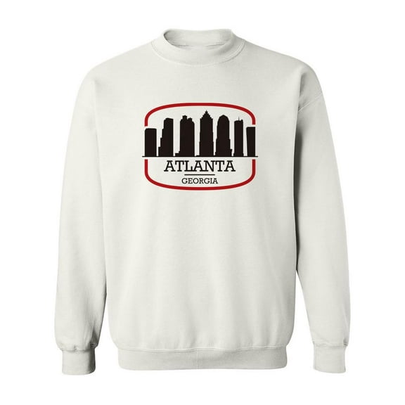 Atlanta Label Stamp Paint Sweatshirt Men -Image by Shutterstock, Male x-Large