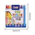 thumbnail image 2 of ¡Aprovecha!, Lápiz de cera de plástico para manos sucias de niños, 12 colores, 18 colores, 24 colores, 36 colores, para pintar al óleo en barra para jardín de infantes Akmoler, 2 of 8