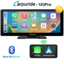 Carpuride Wireless BT Trans for Carplay &A- auto Portable Car Stereo, 11.3" Smart Display W103Pro