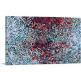 thumbnail image 1 of ARTCANVAS Teal Purple Red Squares Modern Canvas Art Print - Size: 18" x 12" (0.75" Deep), 1 of 9