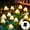 White, variant on Mushroom Solar Lights With 20 LED 8 Modes Outdoor Waterproof Solar Garden Lights, Warm White LED String Lights Landscape Pathway Lights