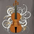 thumbnail image 3 of CafePress - Violin Swirls (For Dar Womens Comfort Colors Shirt - Womens Comfort Colors® Shirt, 3 of 4