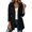 Black, variant on Staron Women's Waterproof Hooded Jacket Casual Zip Up Long Sleeve Windbreaker Coat with Pockets Drawstring Waist Fall Travel Outerwear Black XXL