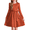 Caramel, variant on Arshiner Girls Dresses Puff Long Sleeve Fall Winter Formal Party Belted Dress with Pockets
