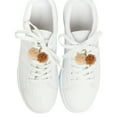 thumbnail image 2 of Unique Bargains 1 Pair Shoelace Charms Sparkly Fluffy Ball Decorative Shoe Clips Beige Dark Brown, 2 of 5