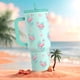 thumbnail image 5 of Vaso SANDJEST de acero inoxidable de 40 oz con aislamiento y asa, 5 of 7