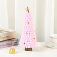 thumbnail image 6 of KYAIGUO Christmas Tabletop Decorations Felt Bells Christmas Tree Decorations Wooden Decorations for Fireplace Holiday Decorations, 6 of 8
