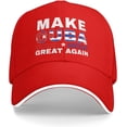 thumbnail image 1 of Make Cuba Great Again hat Cuban Flag Baseball Cap, 1 of 6