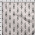 thumbnail image 4 of oneOone Cotton Cambric Ivory Fabric Asian Floral Block Sewing Fabric By The Yard Printed Diy Clothing Sewing Supplies 42 Inch Wide, 4 of 4