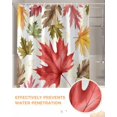 thumbnail image 6 of Maple Leaf Shower Curtain Set ，Waterproof Fabric Shower Curtains Fall Thanksgiving Shower Curtains for Bathroom,Bathroom Decor 54x"78", 6 of 7