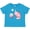 Turquoise, variant on Inktastic Cute Axolotl Birthday with Cupcake Boys or Girls Baby T-Shirt
