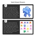 thumbnail image 2 of Yuarrent Tire de la cinta de lazos para envolver regalos, adornos de boda, suministros para fiestas, regalos multicolores, cestas, regalo de Navidad para Kits de decoración para fiestas Azul claro Yuarrent HA060778-06, 2 of 6