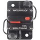 thumbnail image 1 of Disyuntor con reinicio manual 12 V-36 V CC Montaje en superficie impermeable para audio de automóvil Rv Marine Boat Truck Trolling Motors, 30-300 A Fusible reiniciable para altavoz de automóvil, 1 of 7