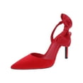 thumbnail image 4 of INC Womens Forever Your Girl Suede Bow Pumps, 4 of 5