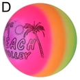 thumbnail image 4 of Soug Neon Rubber Playground Ball 21cm Ball Rainbow Ball Great Outdoor Fun Gift New, 4 of 8