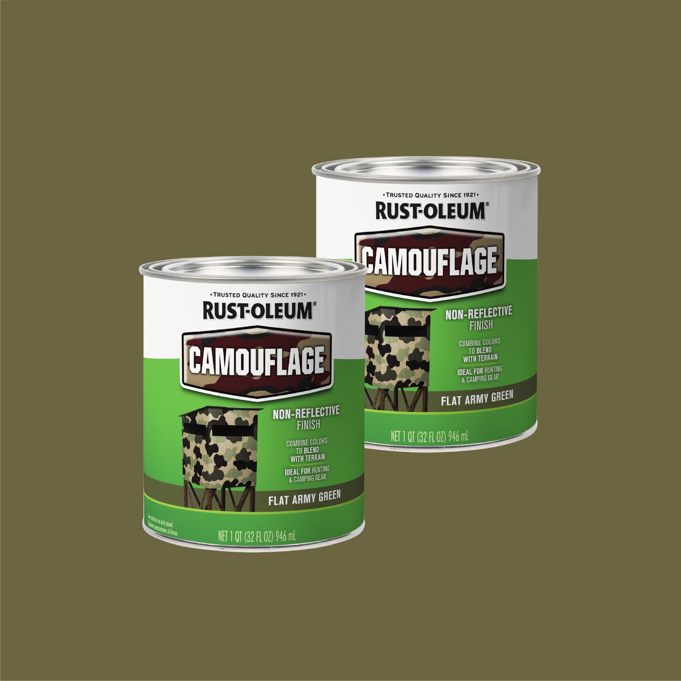 Free Shipping! Deep Forest Green, Rust-Oleum Specialty Camouflage