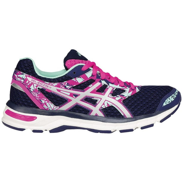 Asics - Asics Women's Gel-excite 4 Running Shoes (blue Pink White, 6.5 