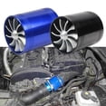 thumbnail image 3 of Compresor Sunnimix Doble Ventilador Turbo Fuel Gas Saver 2.5-2.9 pulgadas Azul Rojo, 3 of 8
