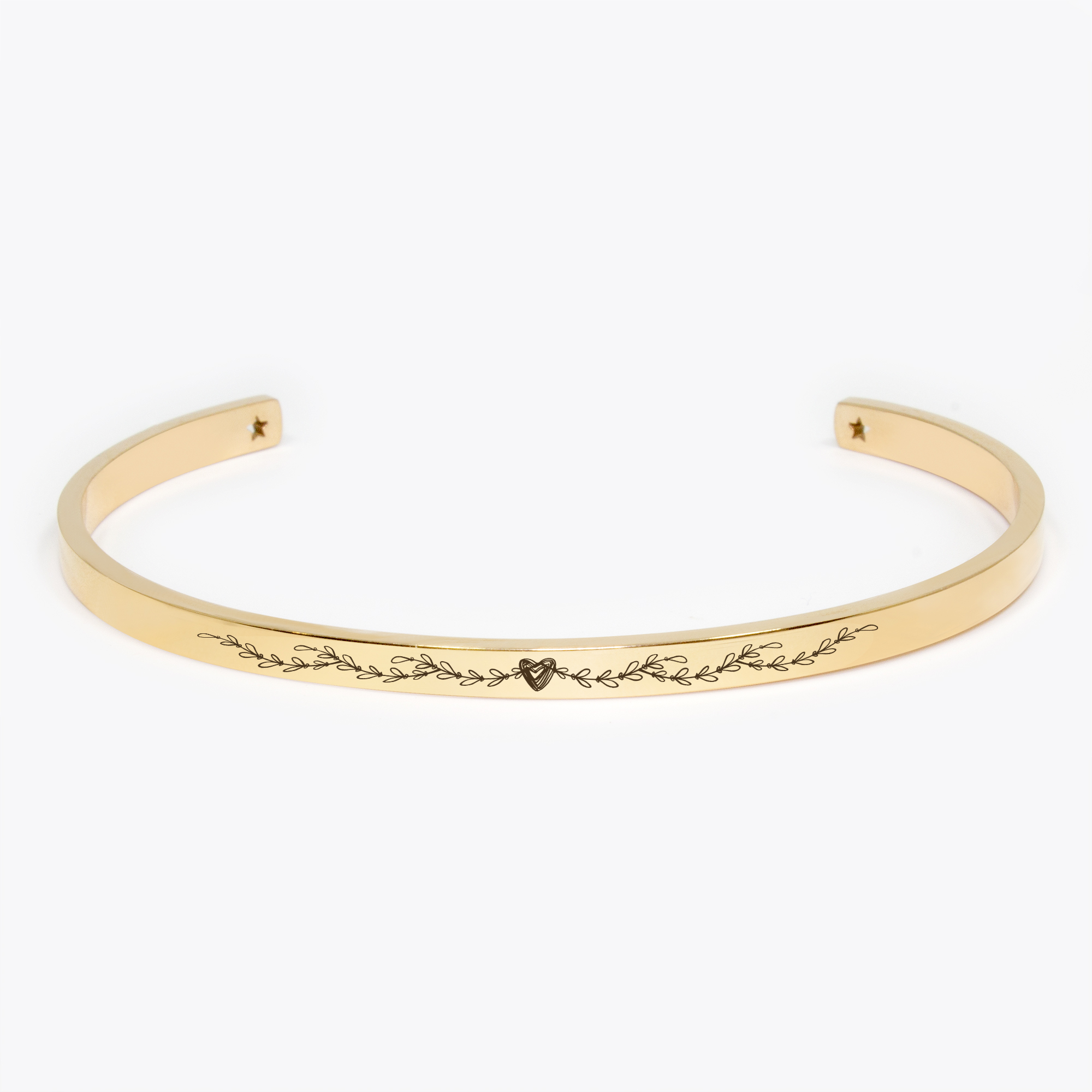 "Best Child Ever" Adjustable Rose Gold Stainless Steel Cuff Bangle Mother's Day Gift Set
