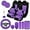 Patterned Purple, variant on 17 Car Seat Cover Full Set for Women,Universal Car Seat Cover,Plush Steering Wheel Cover,Fluffy Soft Wool Handbrake Gear,Suspension Accessories Full SUV(Patterned Pink