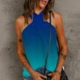 thumbnail image 2 of Womens Sleeveless Criss Cross Neck Tops for Women Summer Boho Printing Loose Comfy Tank Tops Camisole, 2 of 5