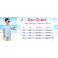 thumbnail image 6 of Lanbubble Boy's Button Down Shirts Hawaiian Aloha Short Sleeve Shirt Tops 3-10T, 6 of 6