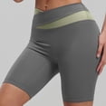 thumbnail image 4 of Women's Biker Shorts High Waist Tummy Control Workout Knee Length Gym Yoga Legging Shorts Women's Summer Casual Solid Plus Size Stretchy Comfy Soft Athletic Running Workout Short, 4 of 4