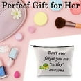 thumbnail image 6 of Zuo Bao Inspirational Turtle Gift Don’t Ever Forget You are Turtley Awesome Makeup Bags Graduation Birthday Gift, 6 of 6