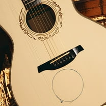 Hemoton 10pcs Guitar Strings E-1st Replacement Guitar Acoustic Strings Steel String Acoustic Guitar Guitar String Spare Guitar Strings Guitar Parts Guitar Strings