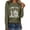 Army Green, variant on Long Sleeve Shirts for Women Crewneck 2026 Fashion Tops Casual Loose Spring Tee